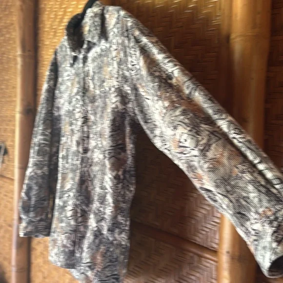 Vintage 90s Basic elements long sleeve abstract art button down shirt - Picture 5 of 10